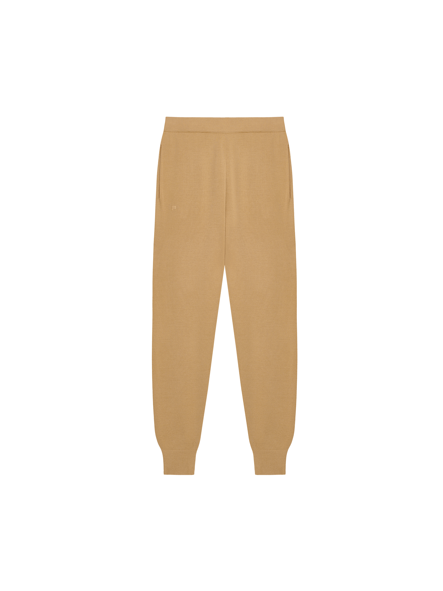 Regenerative Merino Wool Track Pants for Men - Camel Color | Eco-Friendly & Comfortable Activewear for Running, Hiking & Lounge Wear