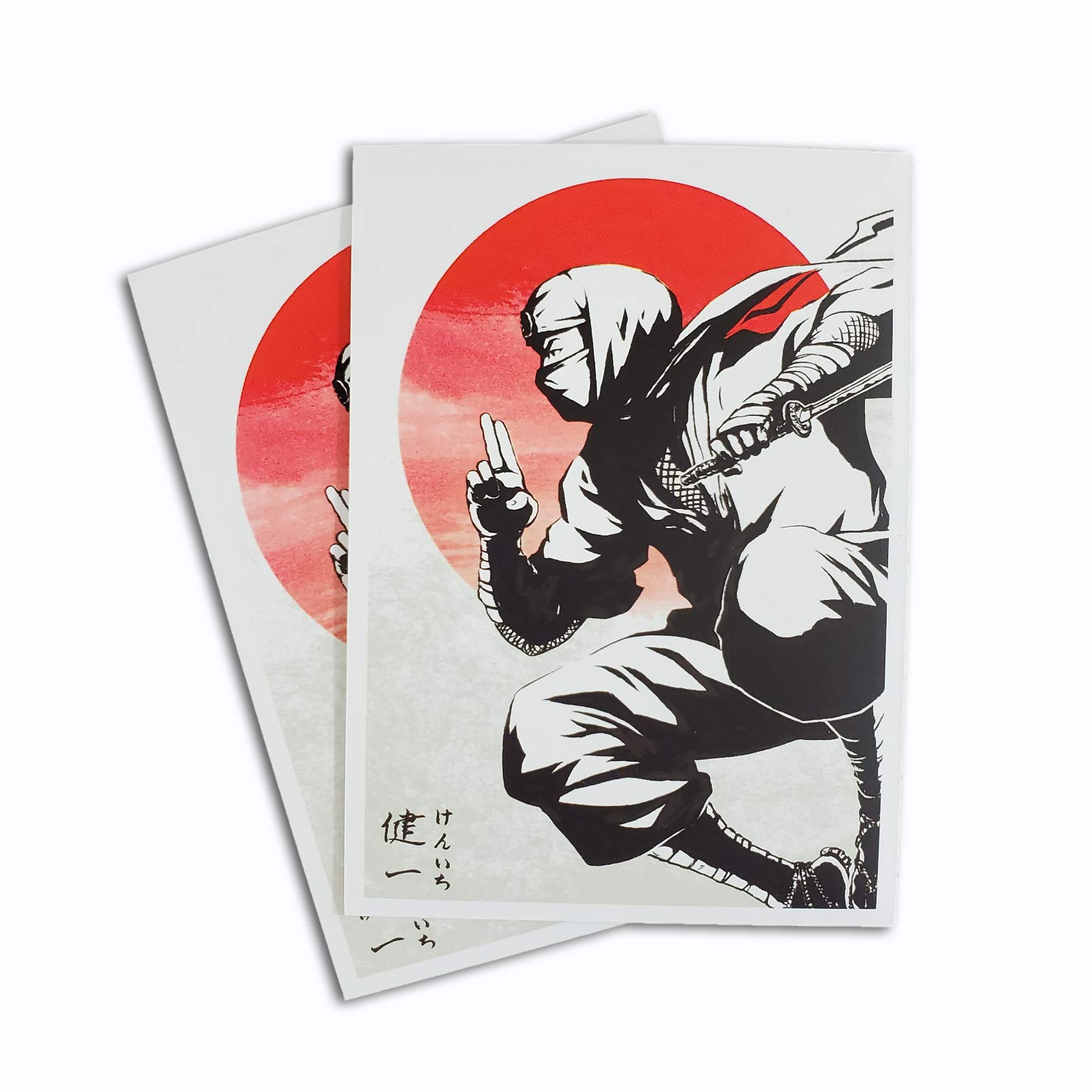 Kenichi - Shadow Clan Ninja Matte Card Sleeves (100 Count) - Premium Fantasy North Trading Card Protectors | Perfect for MTG, Yu-Gi-Oh! and Collectible Card Games
