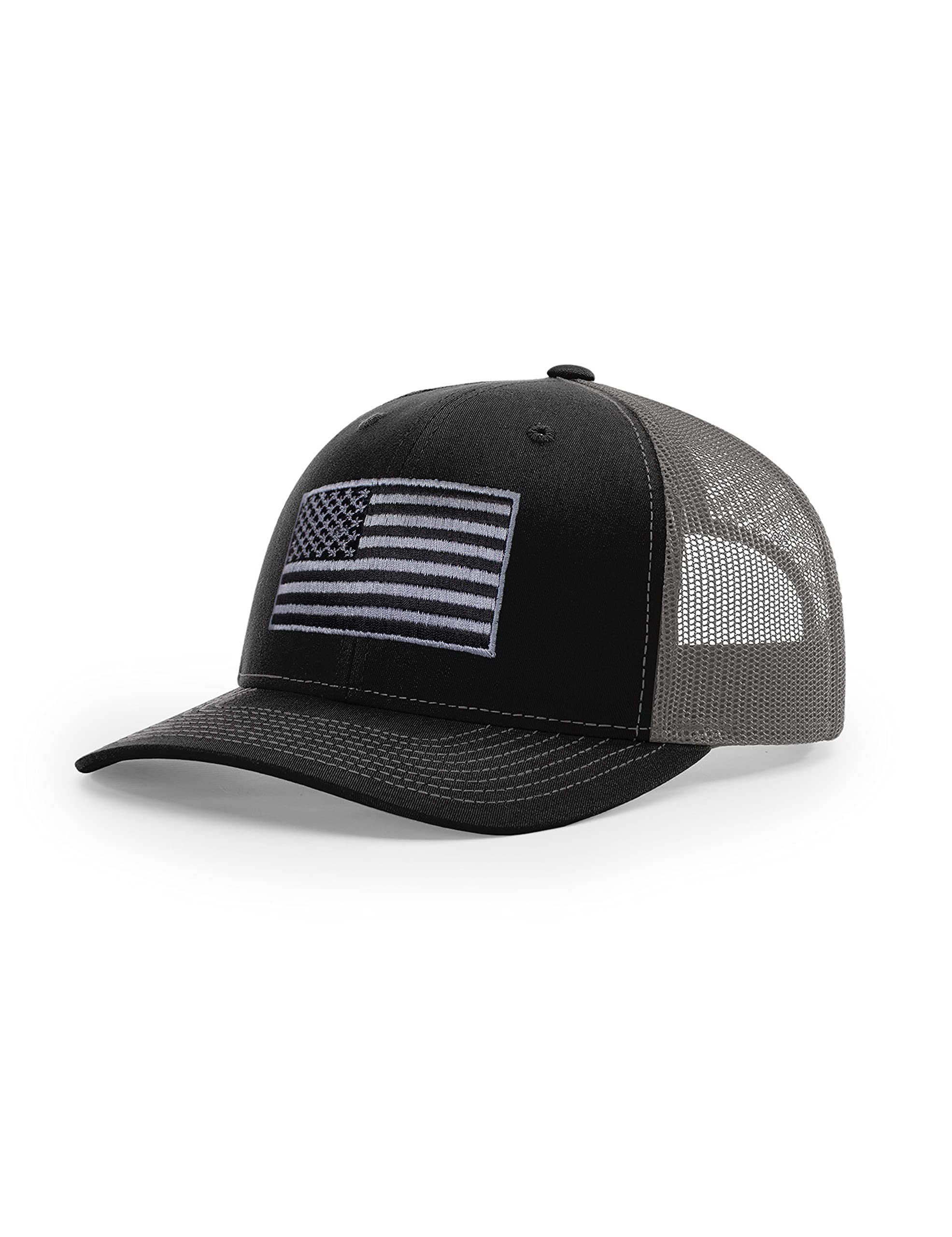 B Wear Sportswear American Flag Snapback Hat - Patriotic USA Embroidered Richardson 112 Cap for Men | Perfect for 4th of July, Sports Events & Casual Wear