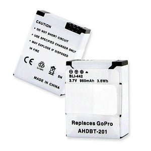GoPro Hero 3.7V 960mAh Replacement Battery - Long Lasting Power for GoPro Cameras | Perfect for Outdoor Adventures, Vlogging & Action Shots