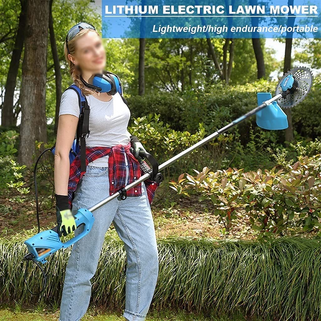 24V 800W Cordless Multifunctional Garden Trimmer - Electric Grass Trimmer & Weed Cutter with 12A Battery - Perfect for Lawn Care, Yard Maintenance & Home Gardening