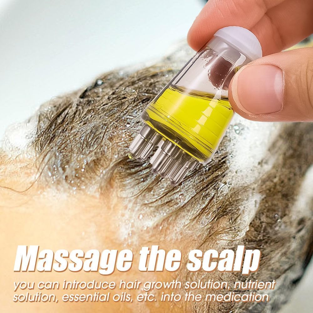 Koshiya Hair Oil Applicator Comb - Smooth Root Comb & Scalp Oil Applicator Bottle for Hair Growth & Nourishment | Perfect for At-Home Hair Treatments & Salon Styling
