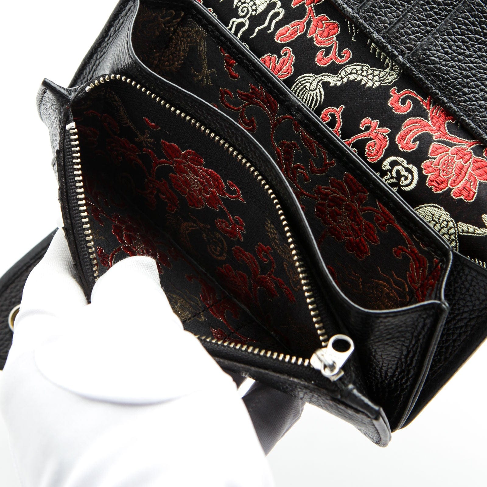 Genuine Navy Blue Stingray Leather Skull Men's Biker Wallet - RFID Blocking Slim Bifold Wallet for Motorcycle Riders & Everyday Carry (Perfect Gift for Bikers)