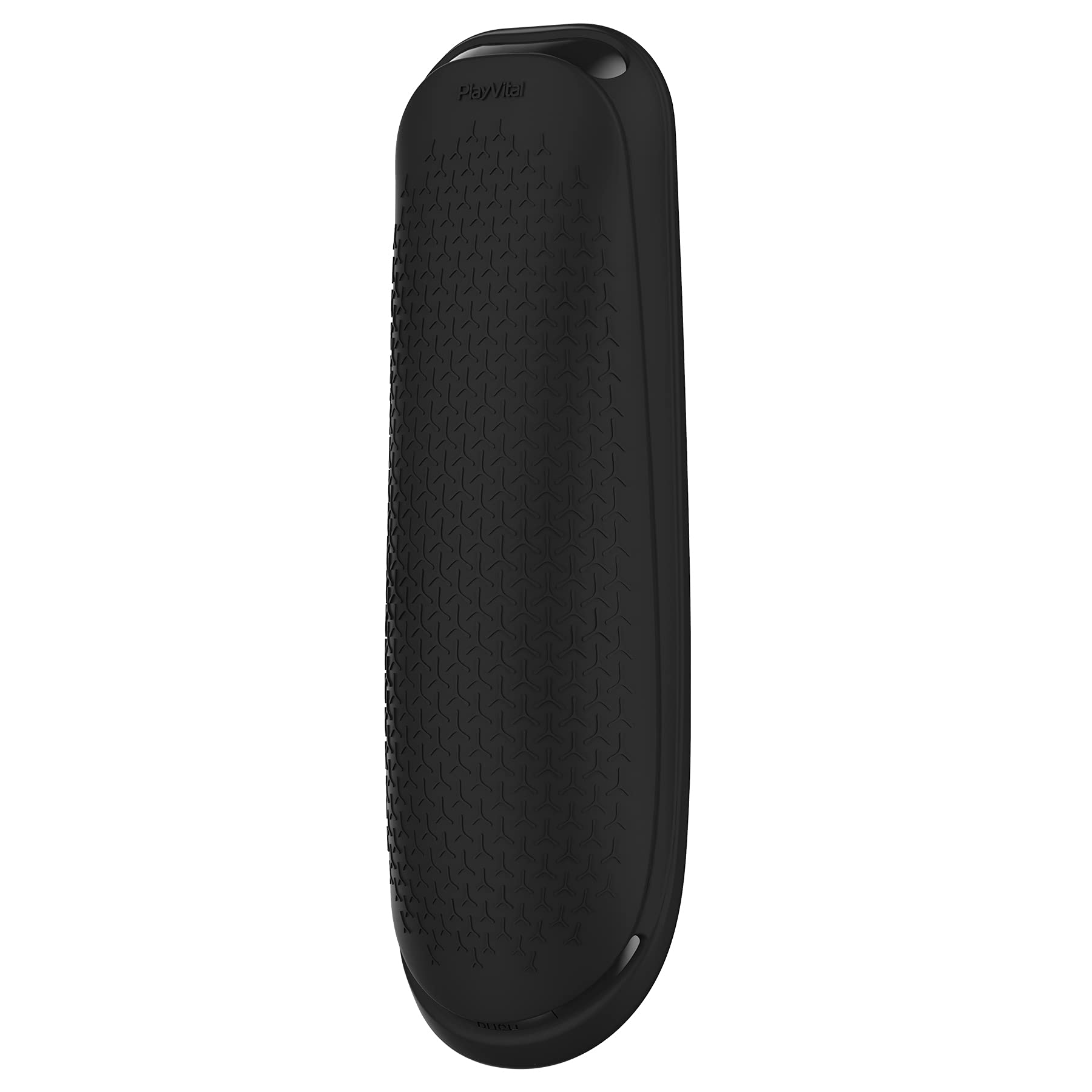 PlayVital Silicone Protective Case for PS5 Media Remote Cover - Shockproof Anti-Slip Full Body Protector Skin for Sony PlayStation 5 Remote Control (Black) - Perfect for Gaming, Home Entertainment & Travel Protection