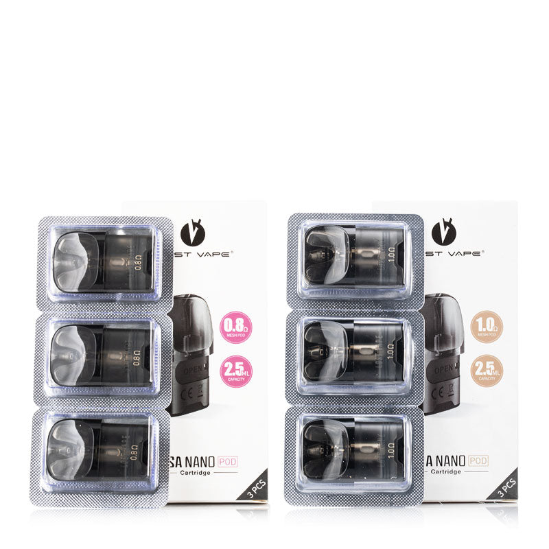 Lost Vape URSA Nano Pro Baby S Pocket Replacement Pods - Compatible with All URSA Series Vapes - Perfect for Travel & On-the-Go Vaping