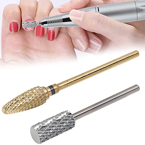 2Pcs Nail Sanding Heads - Multifunctional Rotatable 2.35mm Shank Nail Polishing Heads for Dead Skin Removal, Manicures & Nail Care | Perfect for Home & Professional Salon Use