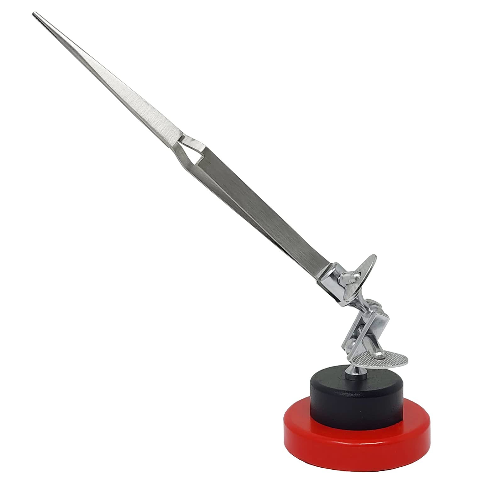 Precision Third Hand Soldering Tool with Tweezer & Adjustable Stepped Base - Perfect for Electronics Repair, Jewelry Making, and DIY Projects