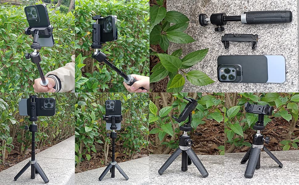 Pan's Snap Filter All Filter Bundle - Compatible with iPhone 13 Pro/12 Pro - Includes Extendable Tripod & Phone Clip - Perfect for Photography, Vlogging & Social Media Content Creation