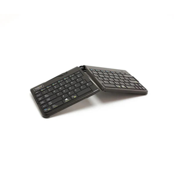 Goldtouch Go!2 Bluetooth Wireless Mobile Keyboard - Ergonomic Design for Comfortable Typing on Smartphones, Tablets & Laptops - Perfect for Office Work, Travel & Remote Working