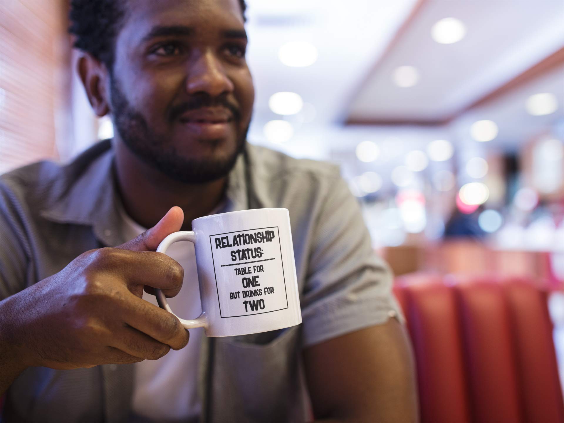 Funny Single Coffee Mug - 15oz Humorous Going Solo & Singleness Tea Cup for Single Moms, Bachelors, Bachelorettes - Perfect Gift for Lone Men & Women, Lasses & Lads - Great for Coffee Breaks, Office Use & Gift Giving