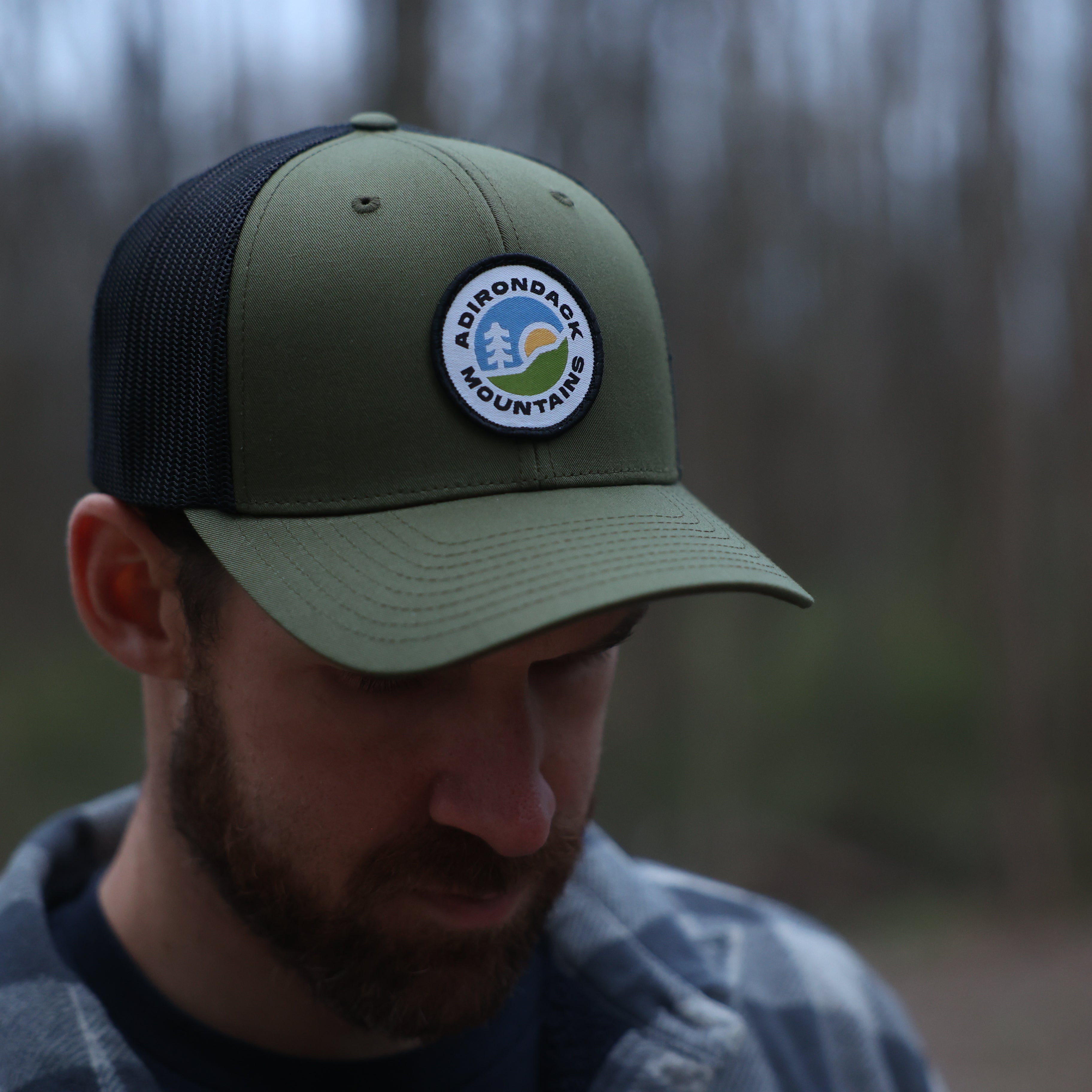 Scenic Mesh Snapback Hat - Adjustable Baseball Cap for Men & Women - Breathable & Lightweight for Outdoor Sports, Hiking, and Casual Wear