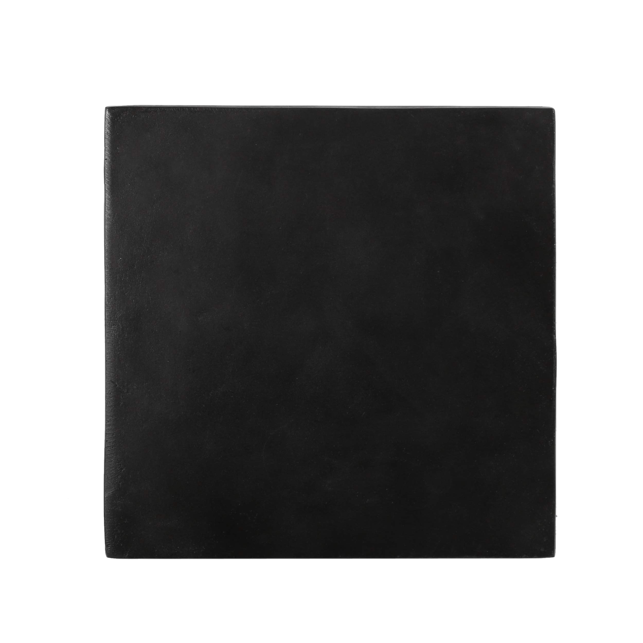 Christopher Knight Home Jack Outdoor Modern Side Table - Matte Black End Table for Patio, Garden, Poolside & Deck - Weather-Resistant Accent Table for Outdoor Furniture
