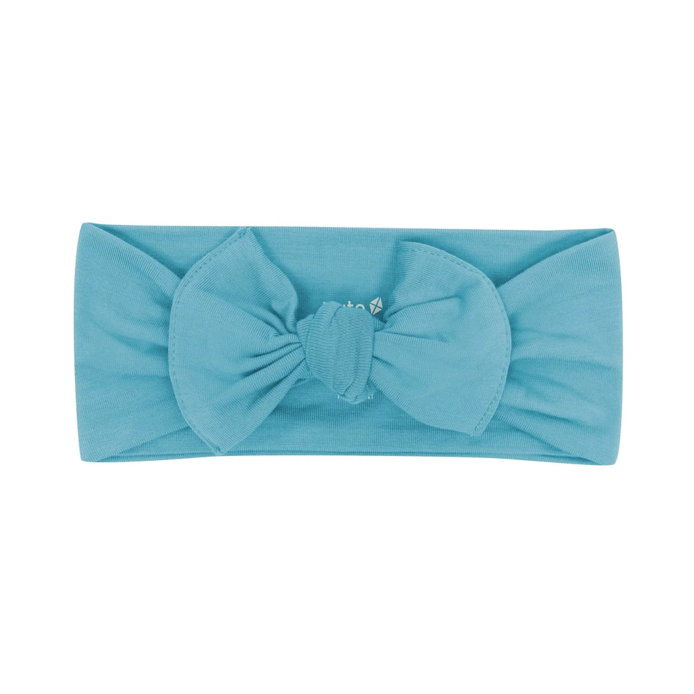 Kyte Baby Bow in Makai - Soft & Stylish Hair Accessory for Infants & Toddlers - Perfect for Photos, Parties & Everyday Outfits