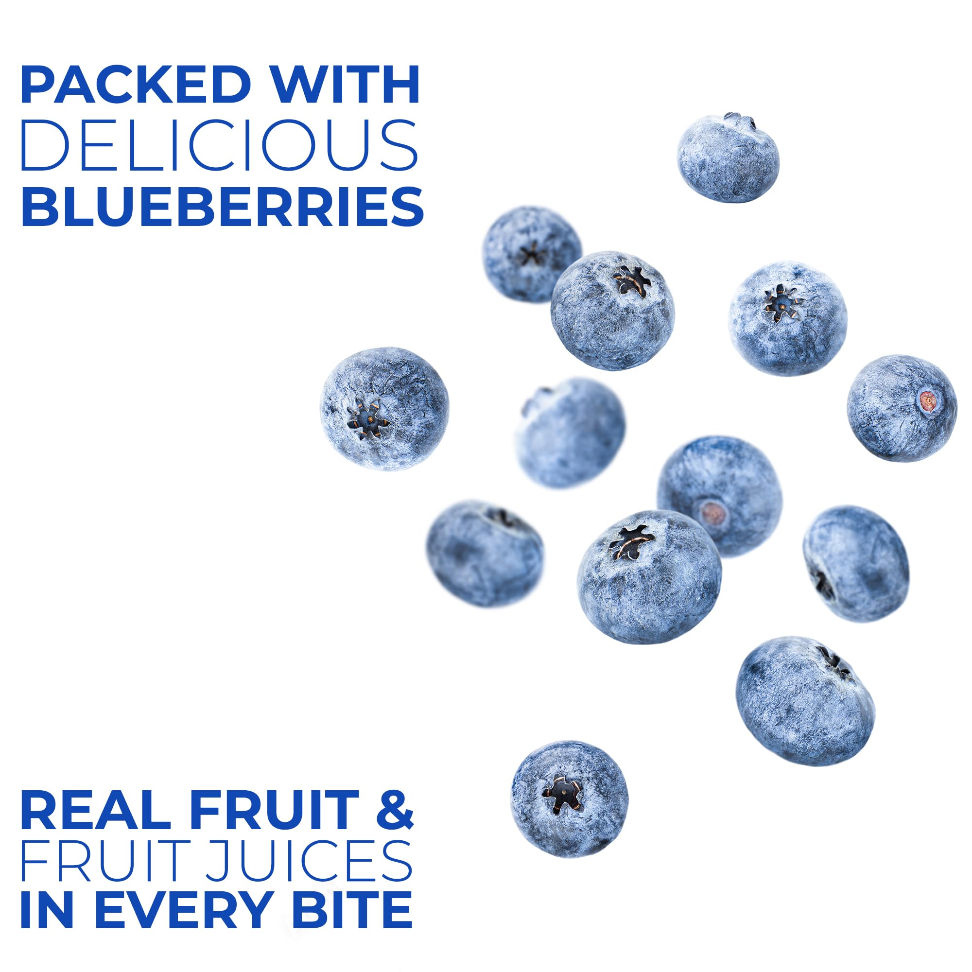 Betty Lou's Gluten Free Vegan Non GMO Fruit Bars Bundle - Blueberry & Cherry Flavors, 2 oz Each (24 Pack) | Healthy Snacks for On-the-Go, Lunch Boxes, Hiking & Office Breaks