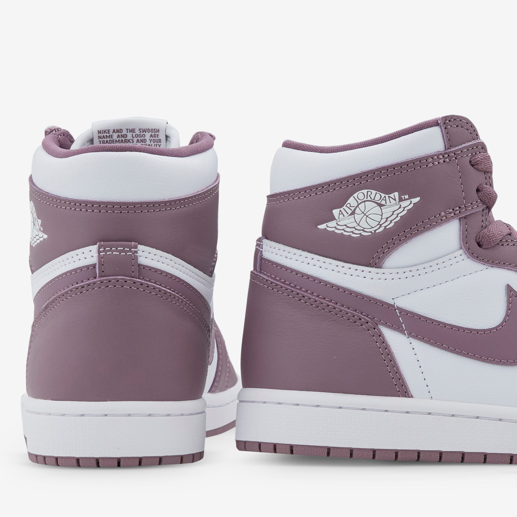 Air Jordan 1 Retro High OG Sneakers - White/Sky J Mauve Colorway | Classic Basketball Shoes for Men | Perfect for Streetwear & Casual Outfits