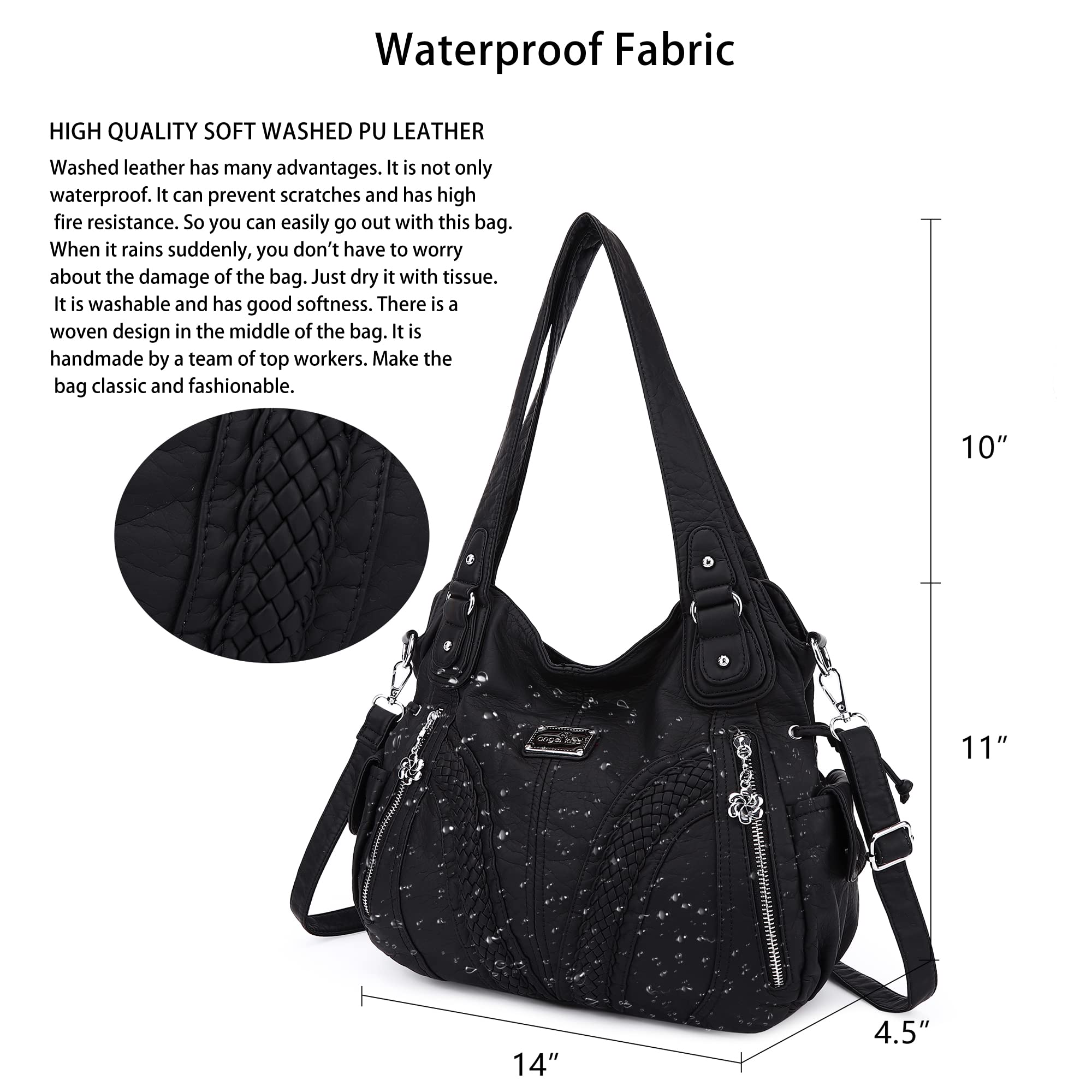 Stylish Women's Tote & Shoulder Bags - Fashionable Synthetic Leather Handbags for Work & Travel | Trendy Purses, Satchels & Top Handle Bags for Everyday Use, Office & Shopping