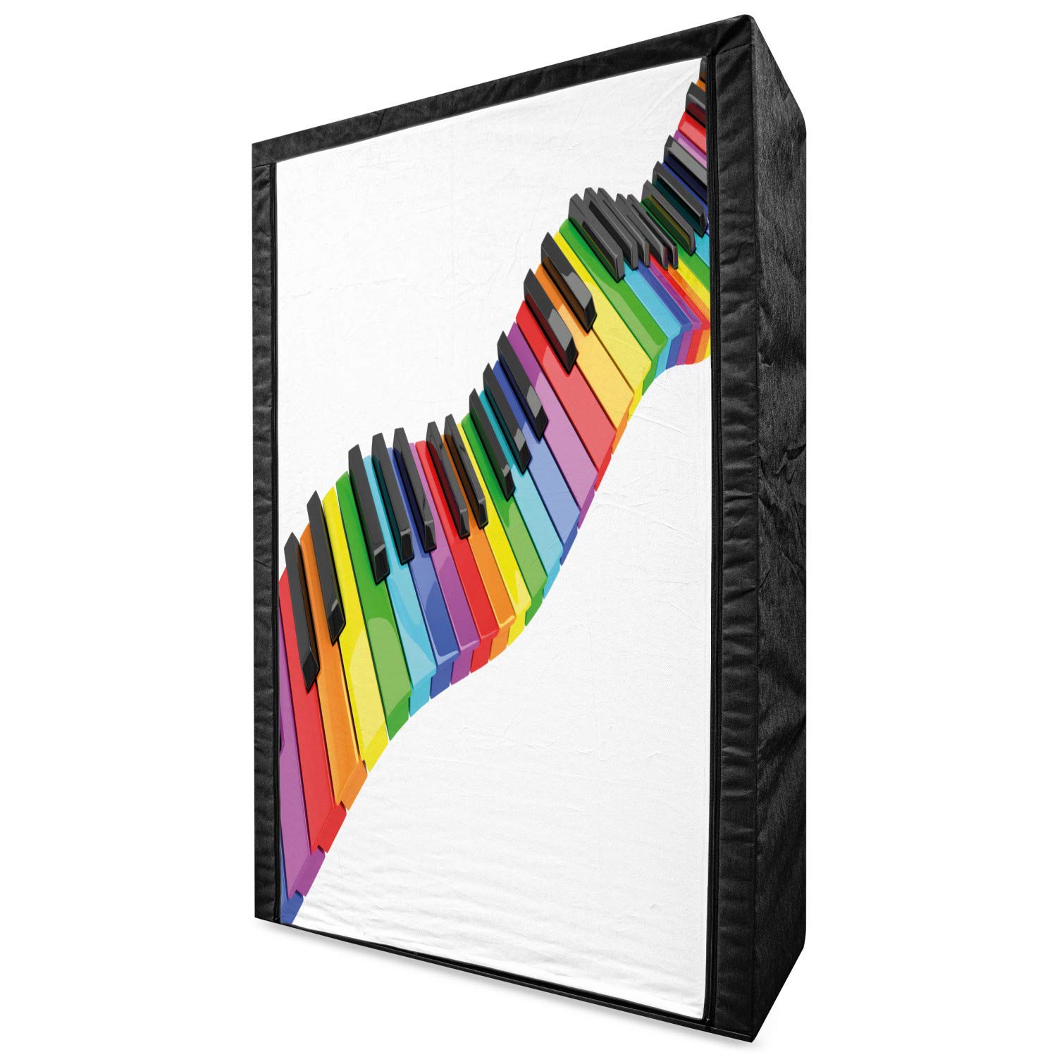 Ambesonne Music Themed Portable Fabric Wardrobe - 42.5
