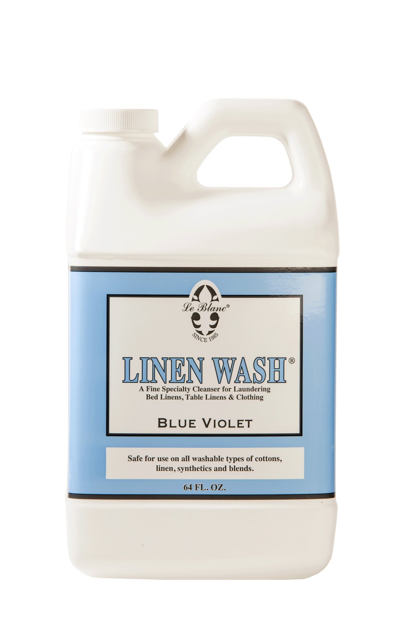 Le Blanc® Blue Violet Linen Wash - 64 FL. OZ (1.89L), 3 Pack | Premium Laundry Detergent for Sheets, Towels & Delicates | Fresh Scent for Bedding & Home Linens