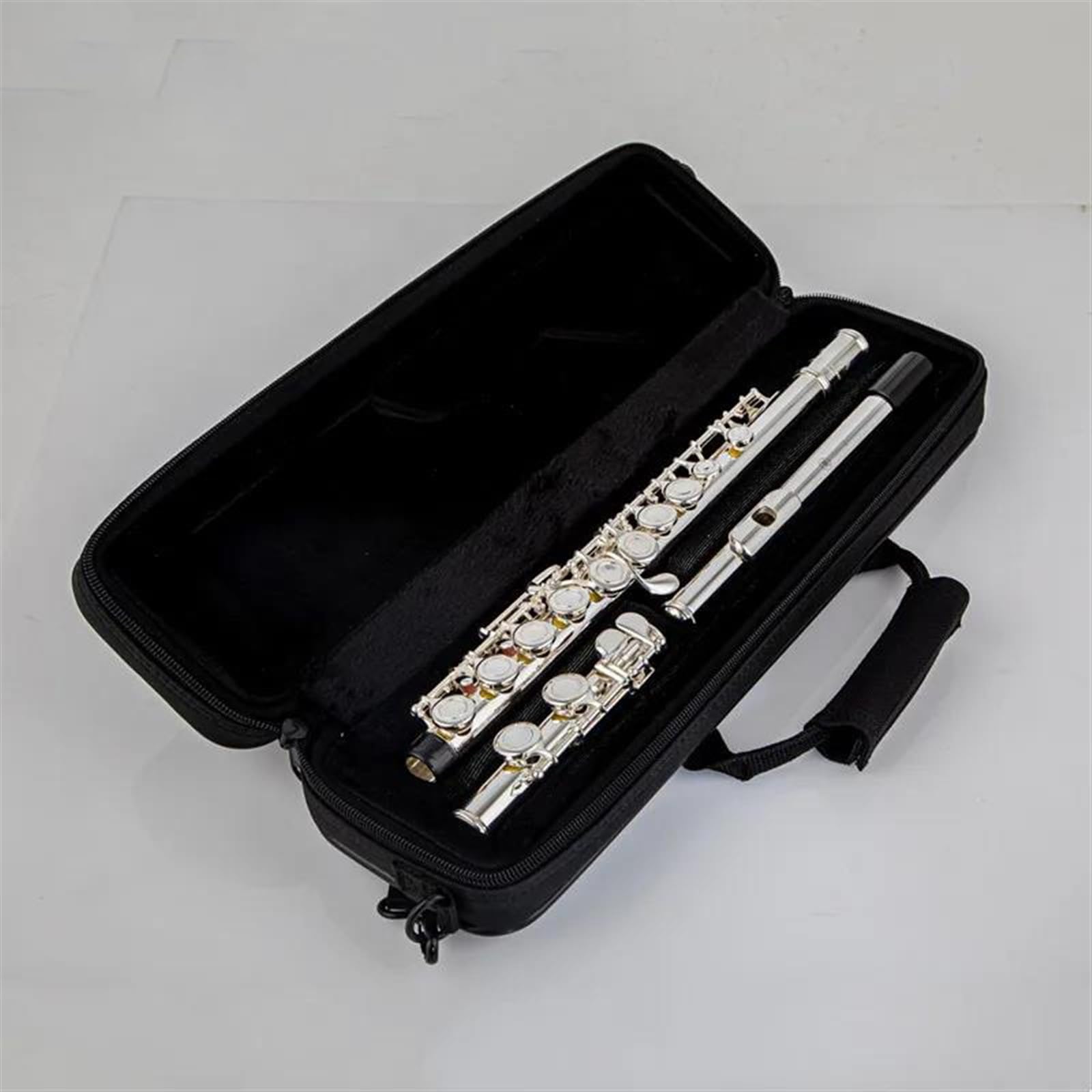Professional Japanese Cupronickel Flute in C Key - 17 Hole Silver Plated Musical Instrument with Case | Perfect for Performances, Practice & Music Education