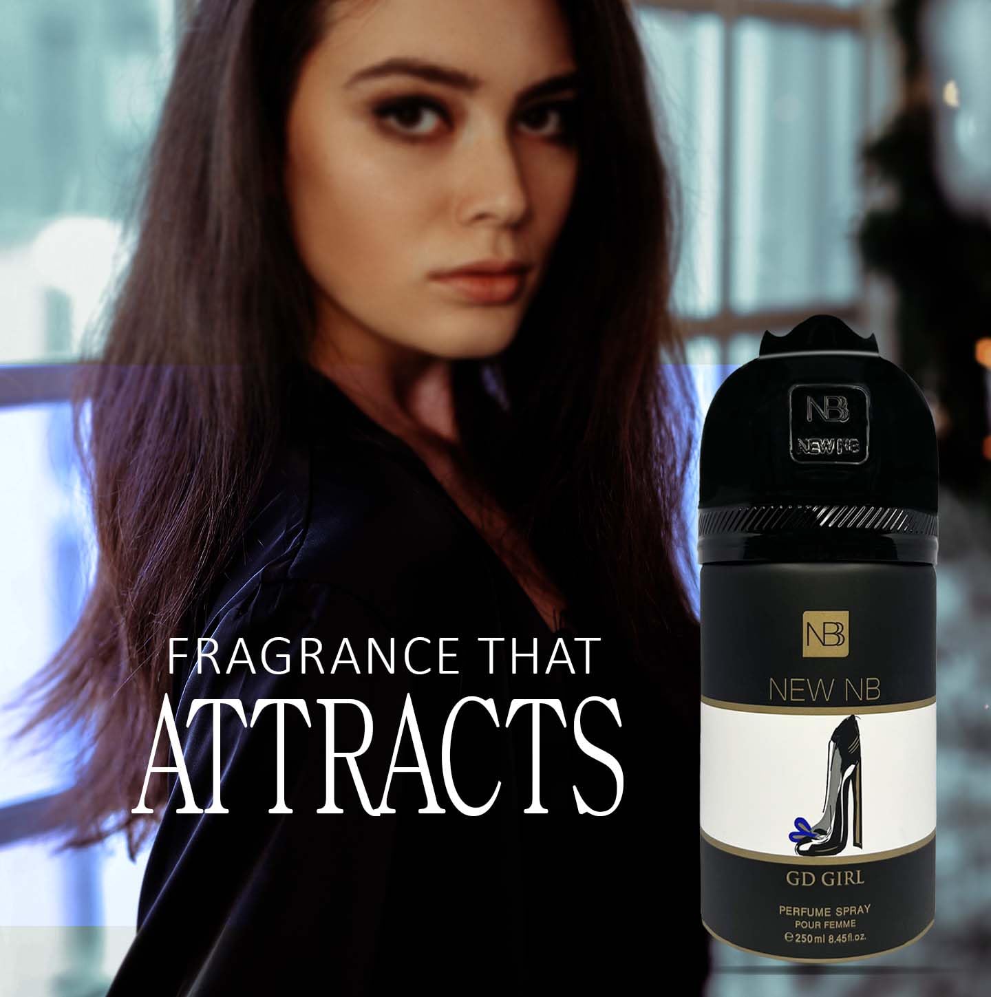 New NB GD Girl Women's Perfume Spray | 250ml | Strong Long-Lasting Fragrance for Women | Floral Fruity Scent | Gift for Her, Wife, Girlfriend | Perfect for Date Night, Office & Special Occasions