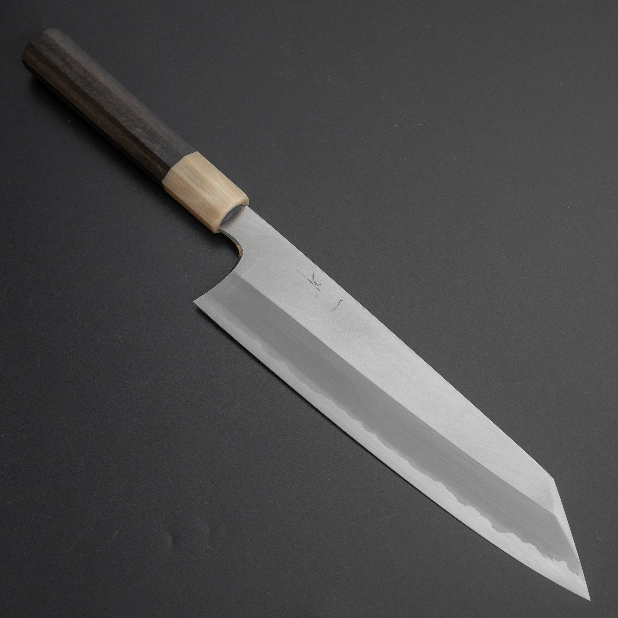 Hitohira Togashi White #1 Stainless Clad Migaki Kiritsuke Gyuto 240mm Japanese Chef Knife with Taihei Ebony Handle - Perfect for Sushi, Sashimi & Precision Cutting