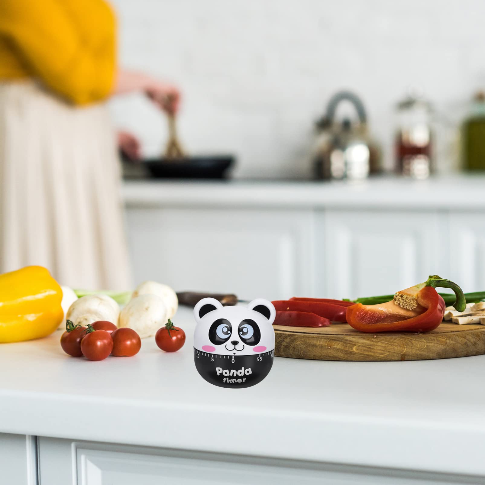 Angoily 60-Minute Mechanical Kitchen Timer - Cute Animal Countdown Clock for Kids, Reading, Classroom & Cooking - Wind Up Egg Timer with Alarm - Perfect for Baking, Studying & Time Management