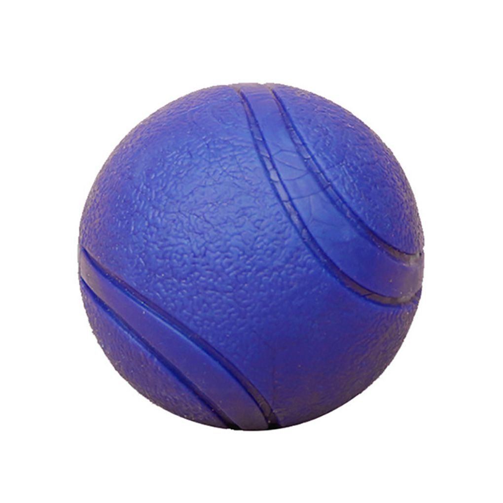 Durable Solid Rubber Dog Chew Toy - 4.5cm Bite-Resistant Ball for Pet Training, Teeth Cleaning & Playtime | Perfect for Fetch, Chewing Exercise & Interactive Games