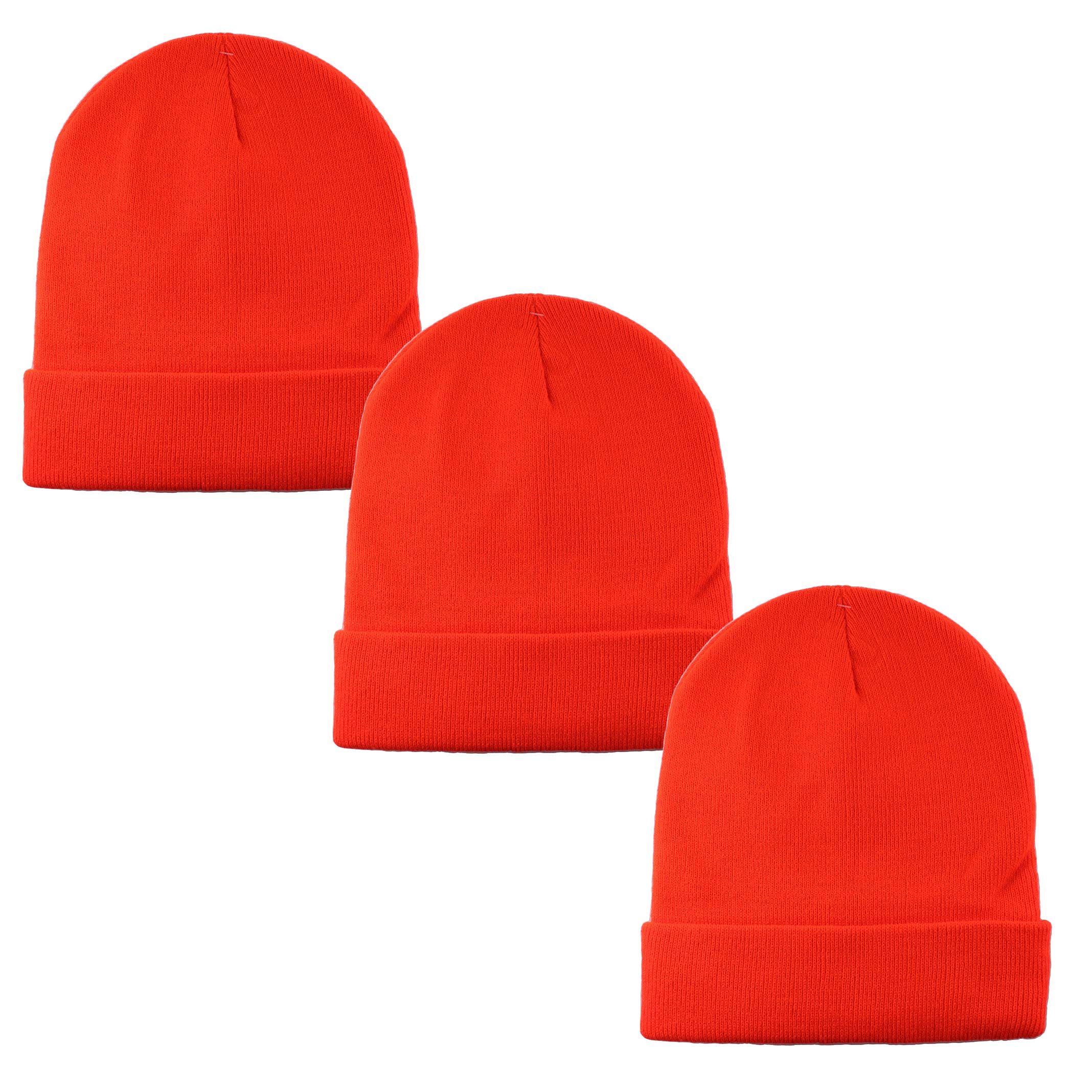 Gelante Unisex Beanie Cap - Soft Knitted Winter Hat for Men & Women - Warm Solid Color Skull Cap for Cold Weather, Outdoor Activities & Casual Style