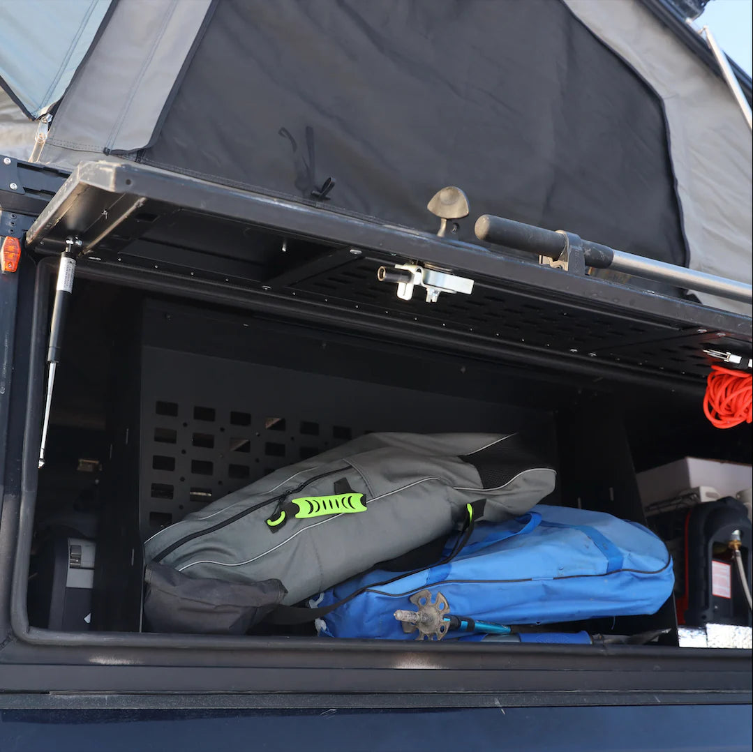Dirtbox Overland Side MOLLE Storage Box for Canopy Camper - Heavy Duty Gear Organizer for Off-Road Camping & Outdoor Adventures
