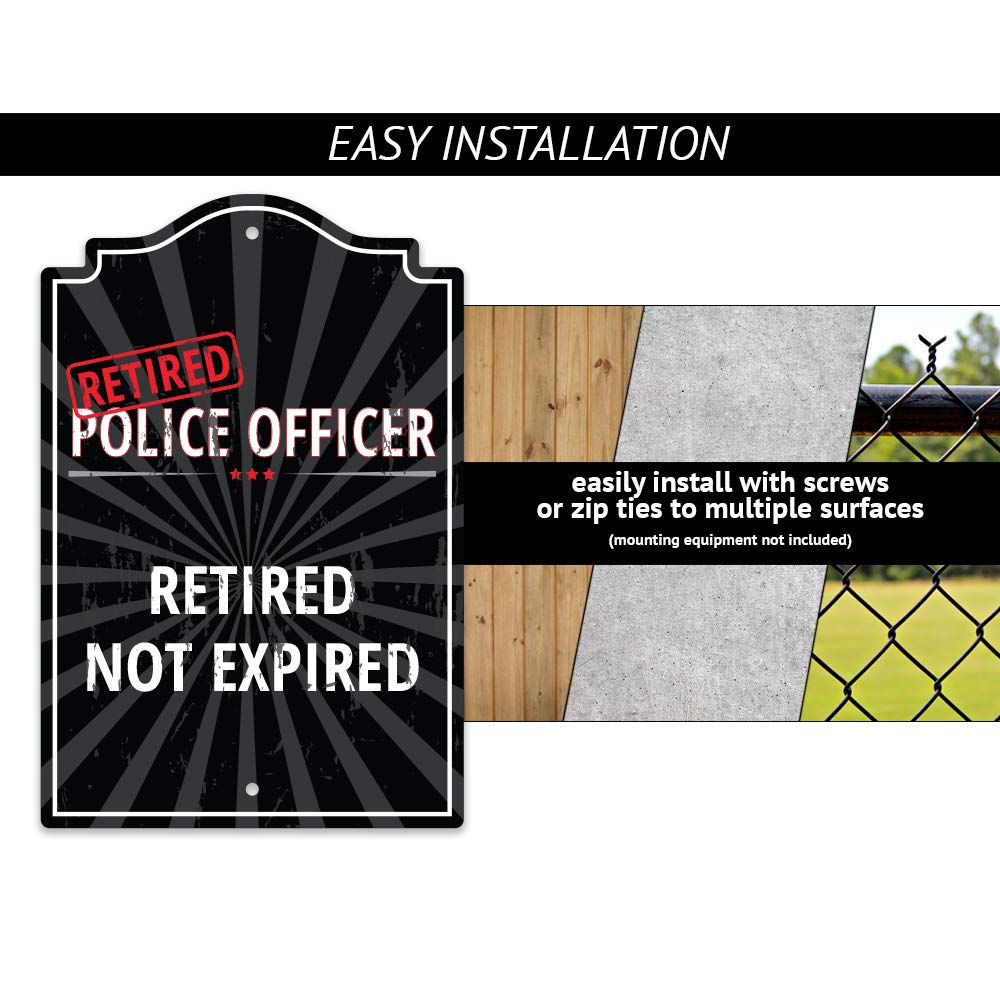 Retired Bus Driver Sign - Funny Retirement Gift for Home, Office & Bedroom - Indoor/Outdoor Wall Plaque - Personalized 'Retired Not Expired' Decor - Perfect for Retirement Parties & Milestone Celebrations