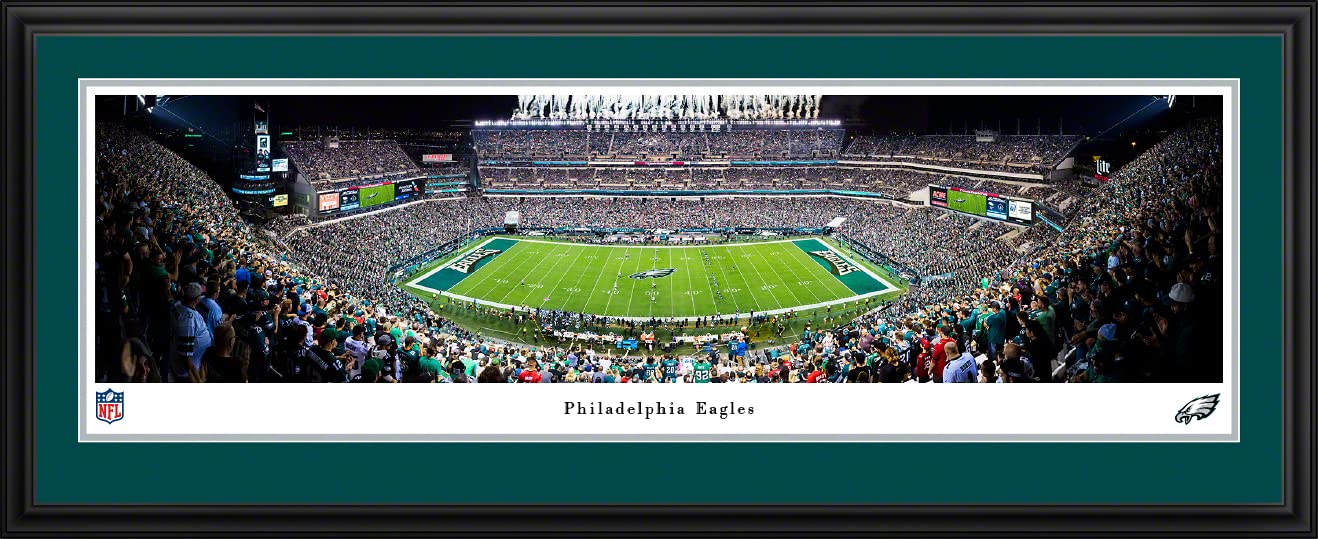 Philadelphia Eagles Panoramic Posters - Premium NFL Wall Art for Game Rooms & Man Caves | High-Quality Eagles Football Decor by Blakeway Panoramas | Perfect for Sports Bars, Home Theaters & Eagles Fan Gifts