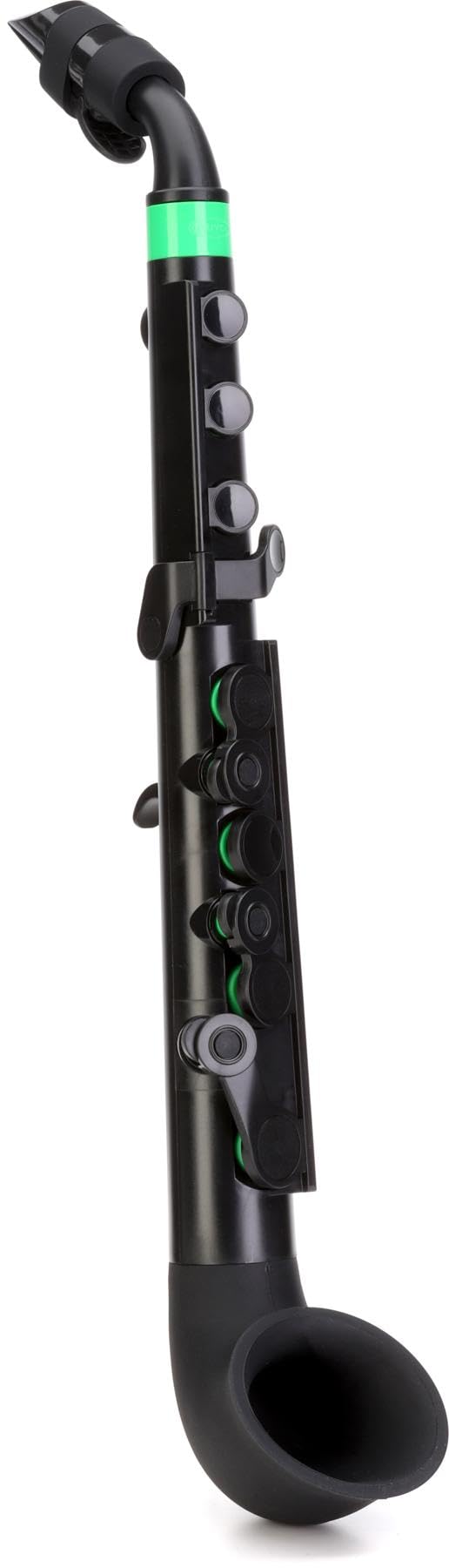 jSax - Professional Black & Green Saxophone for Jazz, Blues & Live Performances | Perfect for Musicians & Beginners