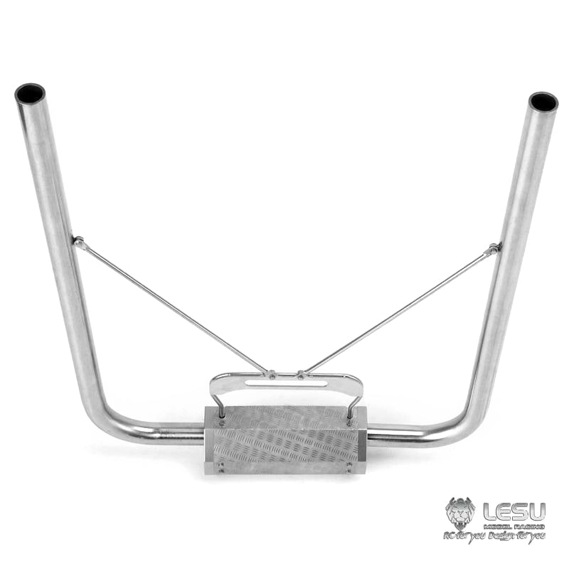 Metal Exhaust Pipe for LESU 1/14 Scale RC Truck Models R470 R620 - Durable Replacement Part for Trailer Tractor Trucks | Perfect for Outdoor Vehicle Upgrades & RC Car Enthusiasts