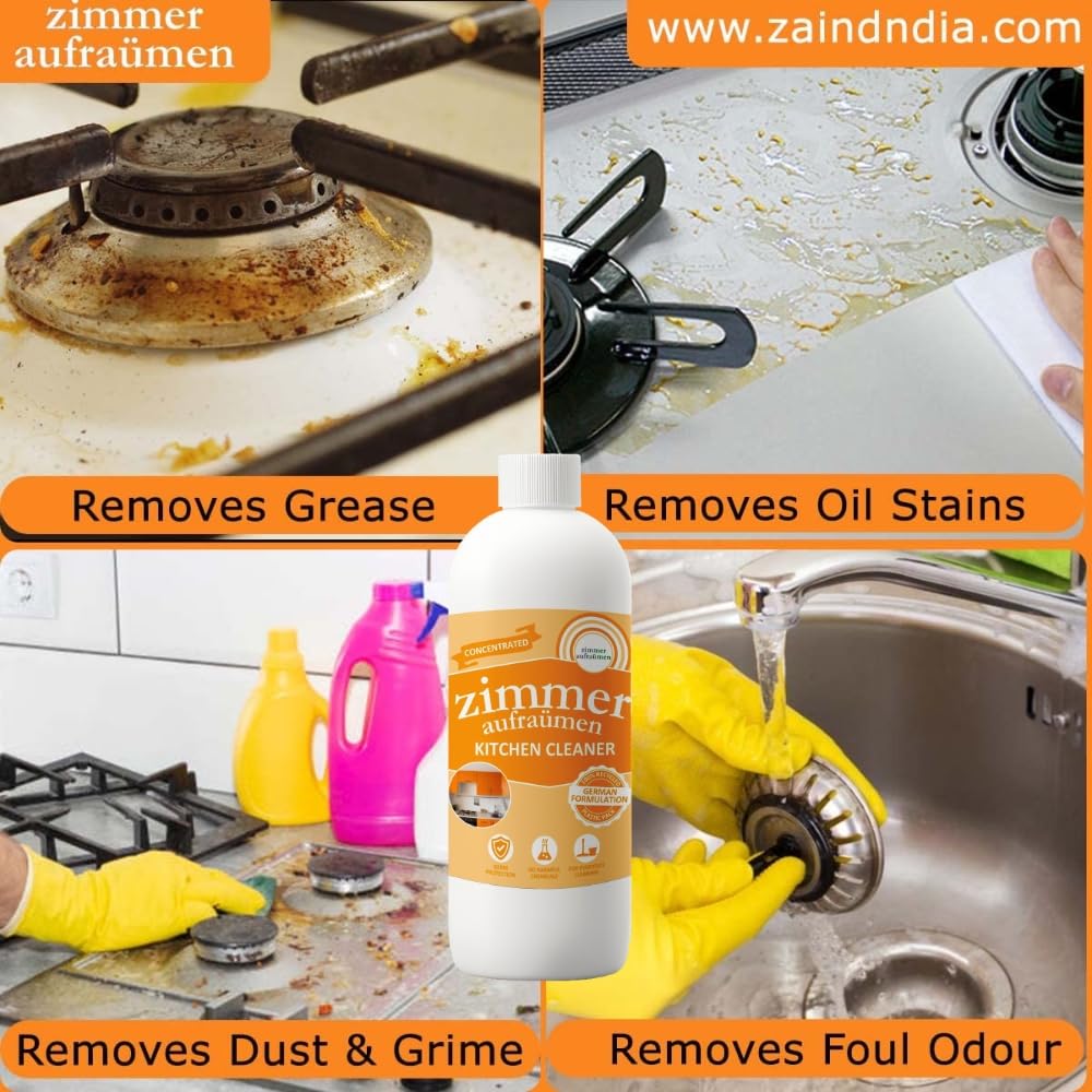 **450ml Chimney Cleaner & Kitchen Degreaser Combo - Powerful Stove, Oven, Grill, Microwave & Exhaust Fan Cleaner - Removes Grease from Floors, Tiles & Sinks - Ideal for Deep Cleaning Kitchens & Outdoor Grills**