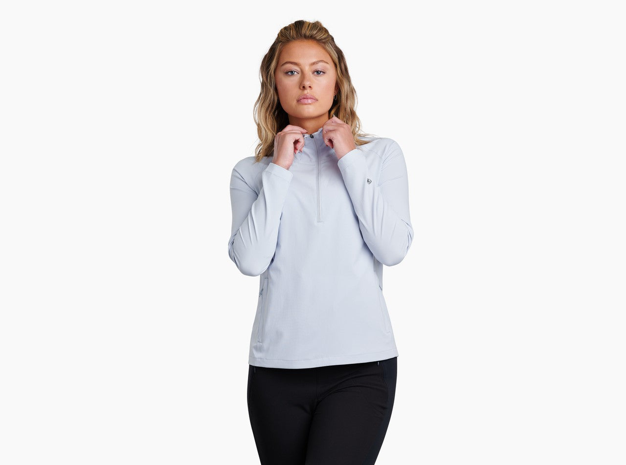 Bandita Women's 1/2 Zip Pullover Fleece Sweatshirt - Lightweight Athletic Hoodie for Running, Hiking & Outdoor Activities