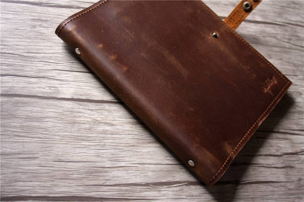 Premium Embossed Leather A5 Journal Cover - Handmade Binder Sleeve for Notebooks & Planners | Perfect for Office, School & Travel Use