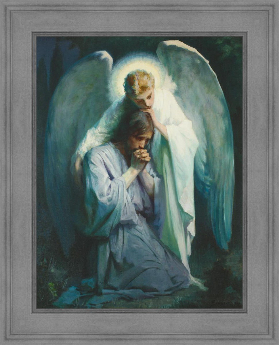 Agony in the Garden - Religious Art Print - Biblical Wall Decor for Home, Church & Office - Jesus Christ Prayer Scene - Christian Gift Idea