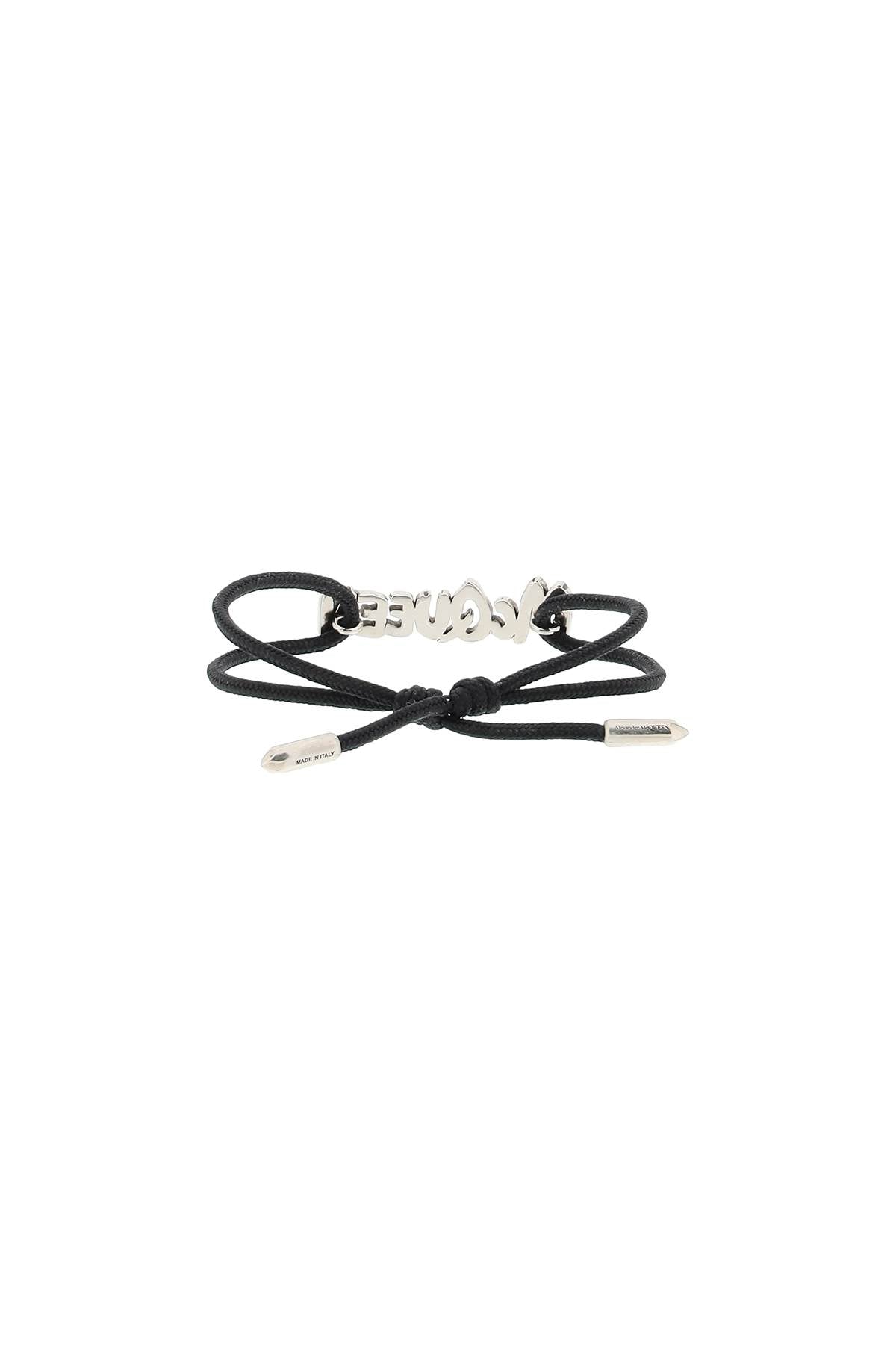Alexander McQueen Graffiti Cotton Bracelet for Men & Women - Stylish Unisex Fashion Accessory for Casual & Party Wear