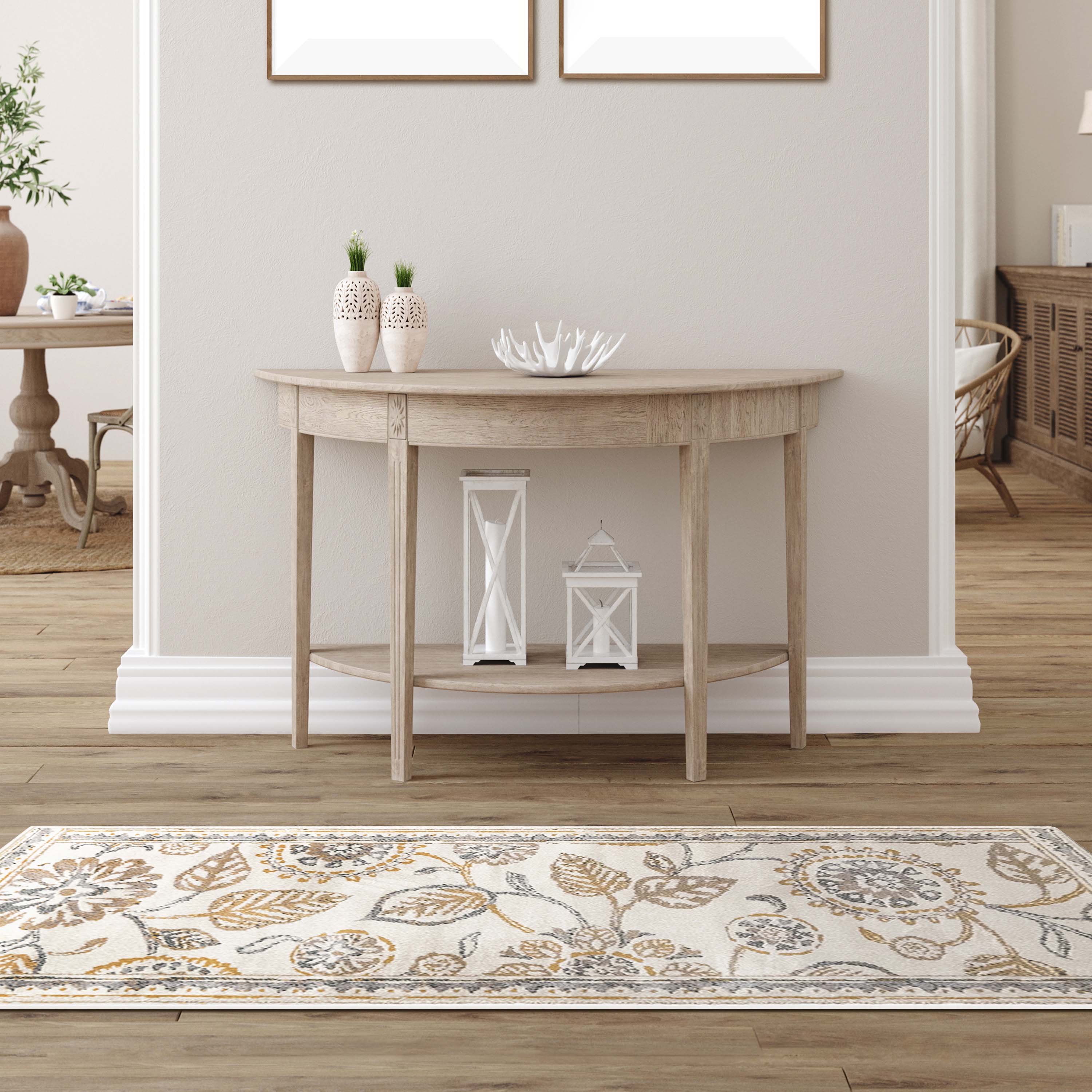 Modern Floral Amaryllis Indoor Farmhouse Area Rug & Runner - Perfect for Living Room, Bedroom, or Entryway Decor