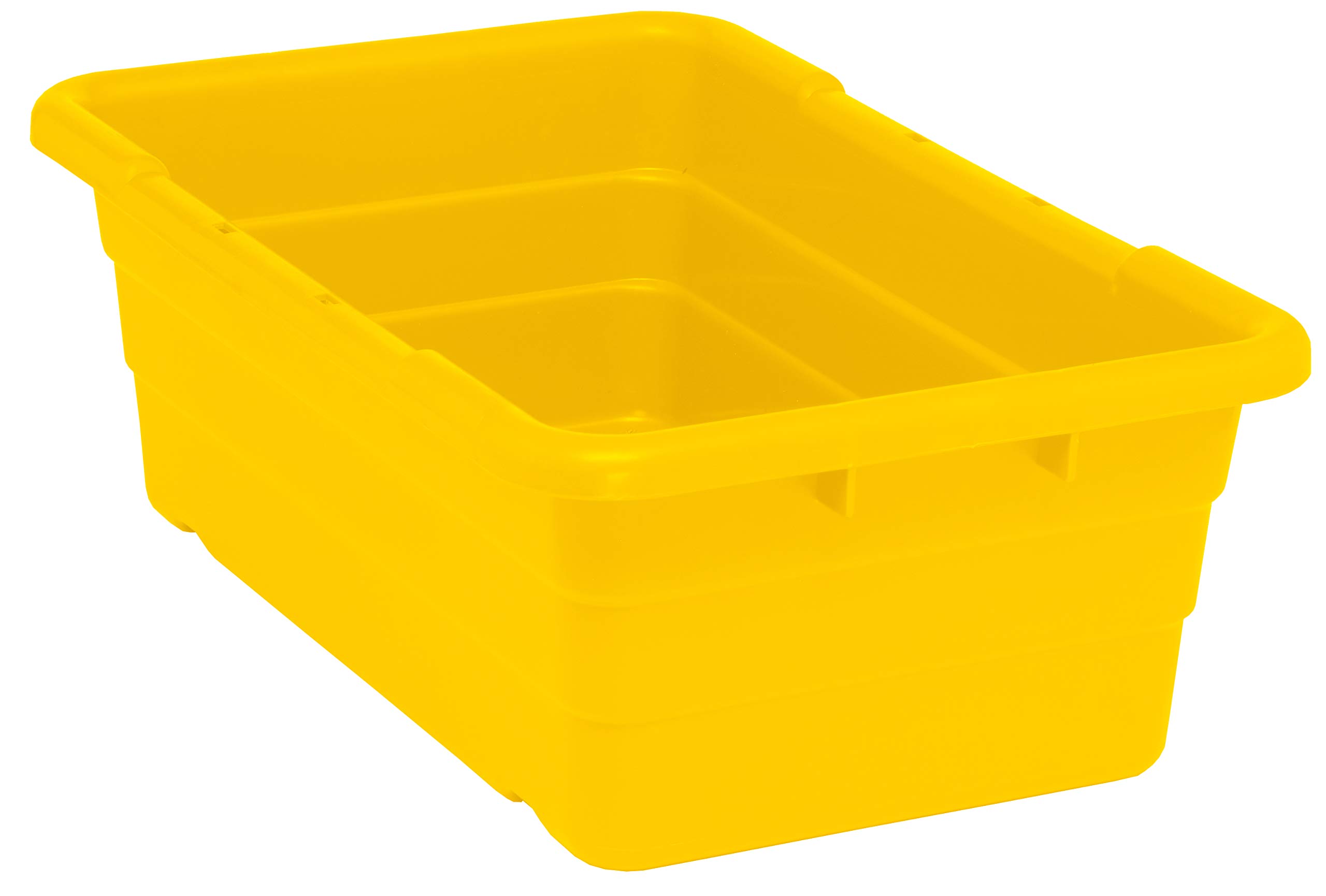 Quantum Storage K-TUB2516-8YL-2 2-Pack Plastic Nesting Totes, 25-1/8