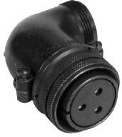 97-3108B-14S-5P(946) 5 Position Cylindrical Circular Pin Connector - Solder RA Cable Mount, 5 Terminal 1 Port Automotive Electrical Connector (2-Pack) - Perfect for Vehicle Wiring Harnesses and Industrial Equipment