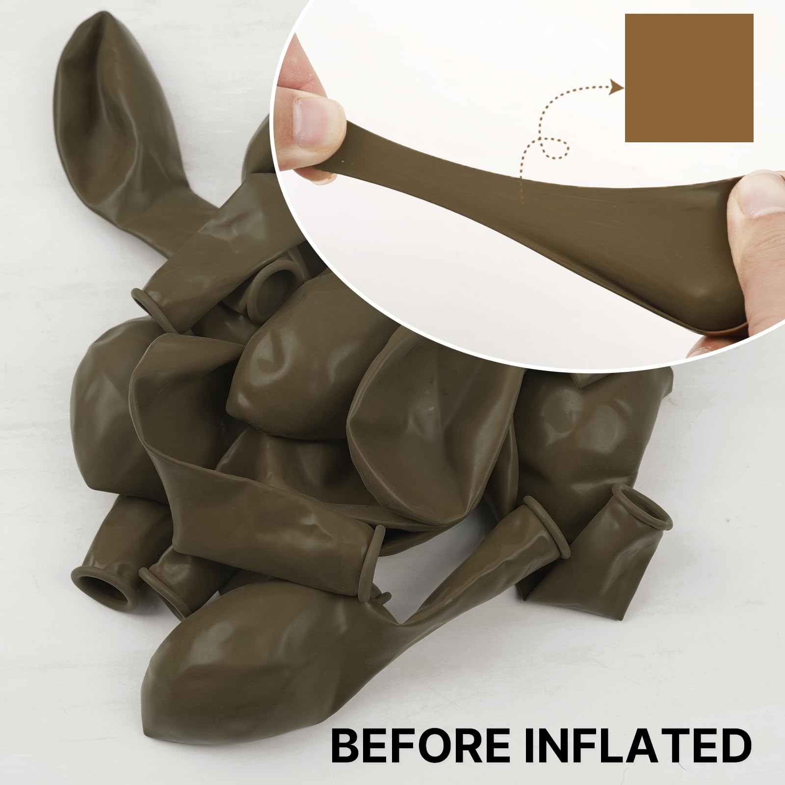 85-Pack Boho Brown Balloons for Party Decor - 18
