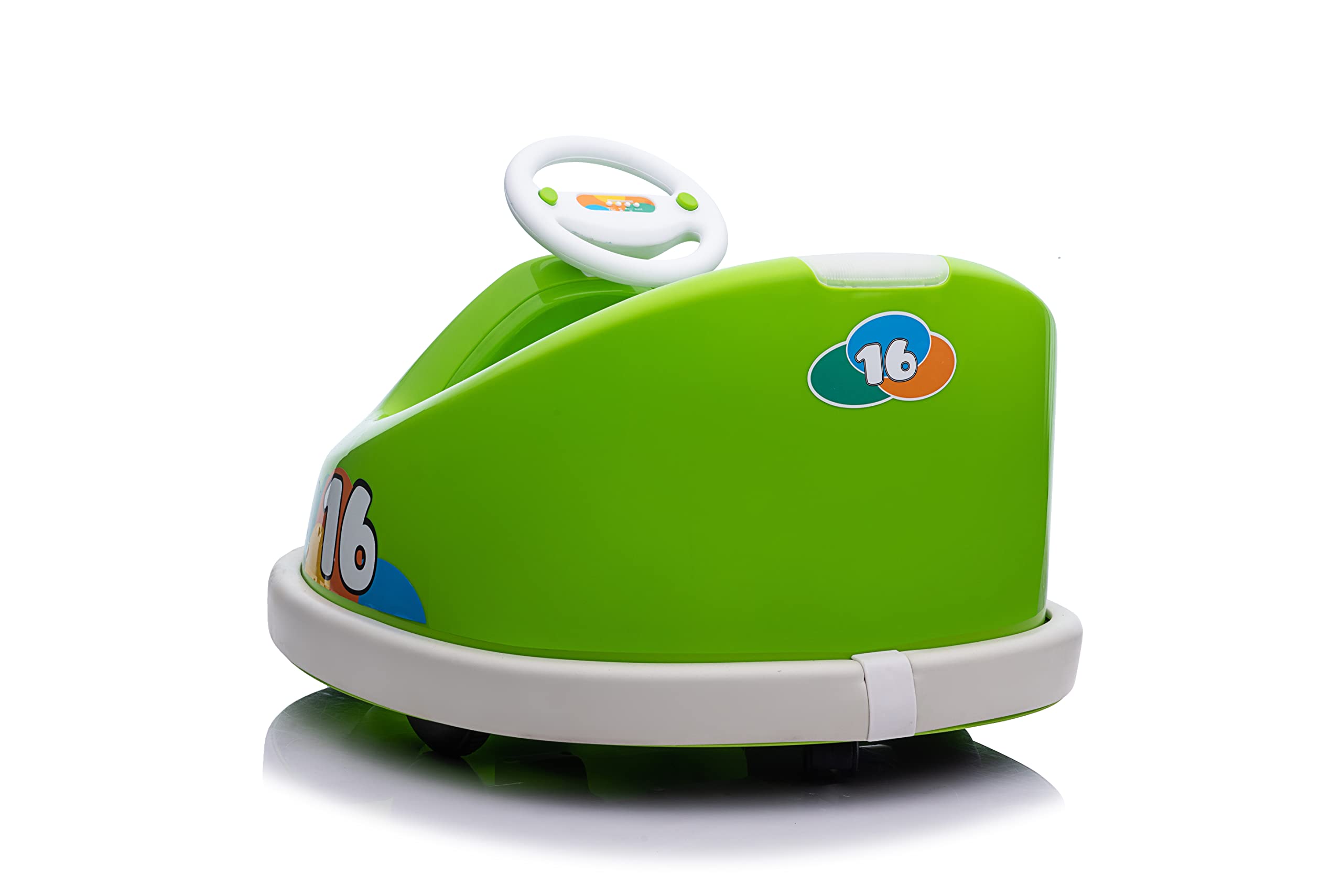 Best Electric Ride On Cars for Kids Ages 2-4 - 6V Battery Powered Bumper Car with Anti-Collision Bar, 360° Spin, LED Lights & Music - Safe Toddler Toy for Indoor/Outdoor Play, Birthday Gifts & Family Fun