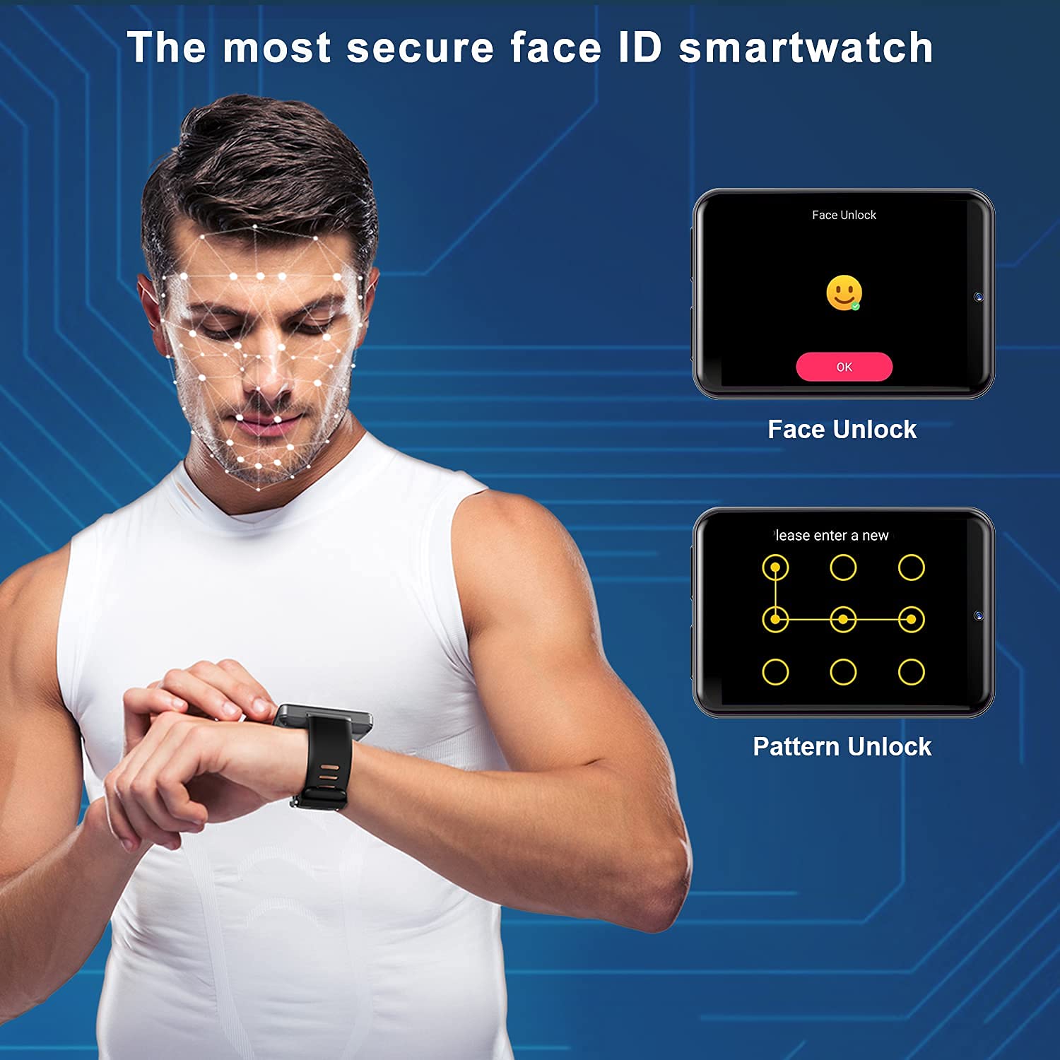 KOSPET NOTE 4G Smartwatch for Men - 2.4