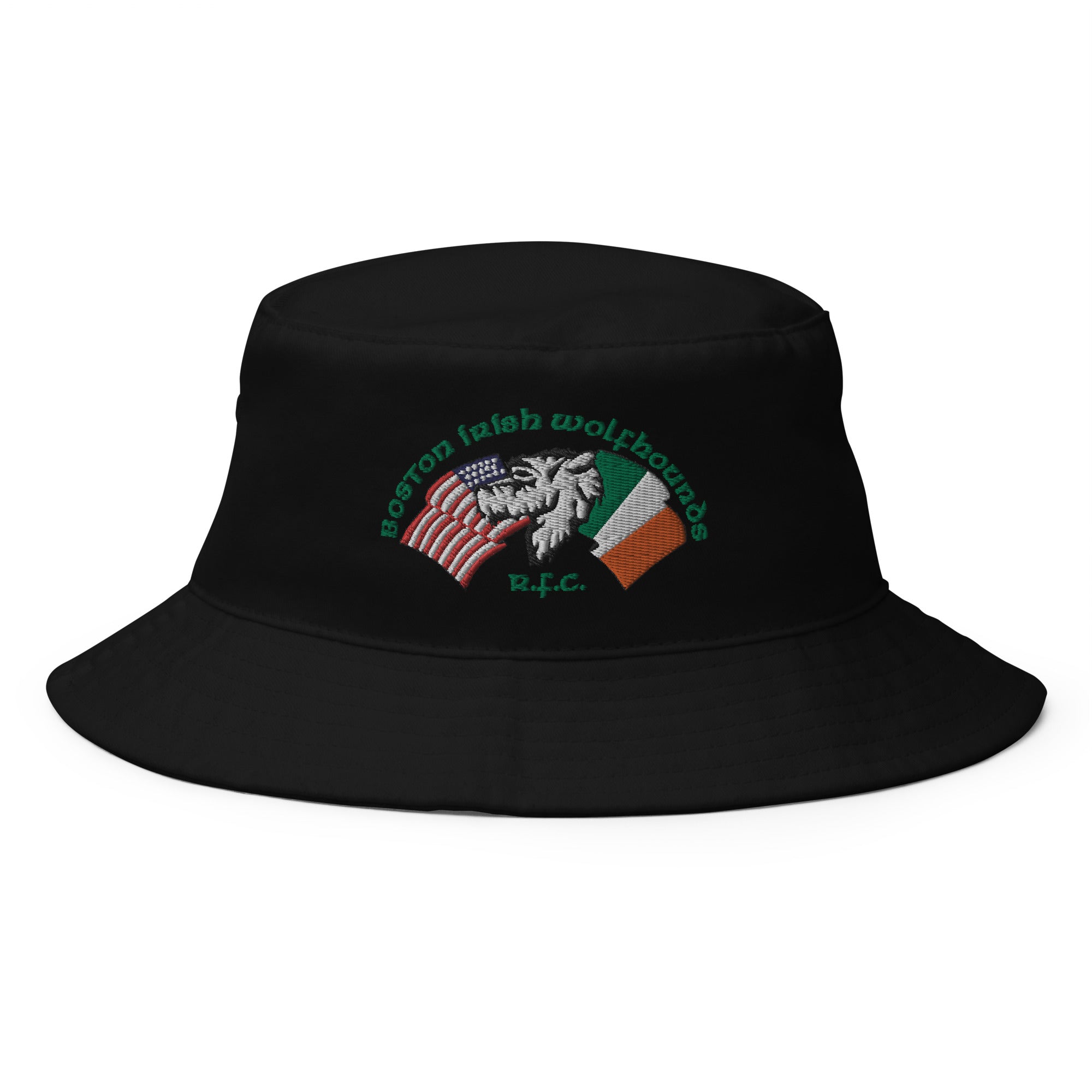 Boston Irish Wolfhounds YRFC Bucket Hat - Adjustable Cotton Summer Sun Hat for Men & Women - Perfect for Outdoor Sports, Beach, Fishing & Casual Wear