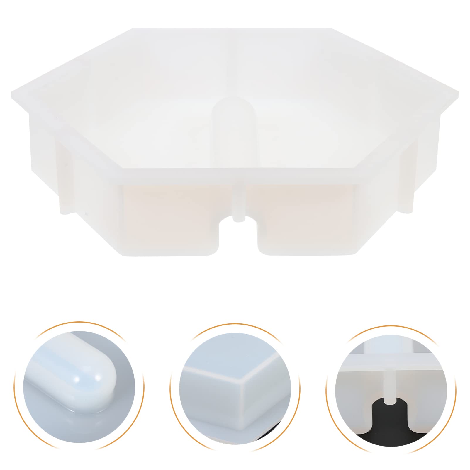 Hexagon Silicone Planter Vase Molds for Resin Casting - DIY Epoxy Flower Pot & Test Tube Propagation Station - Perfect for Succulent Arrangements, Home Decor & Makeup Brush Holders