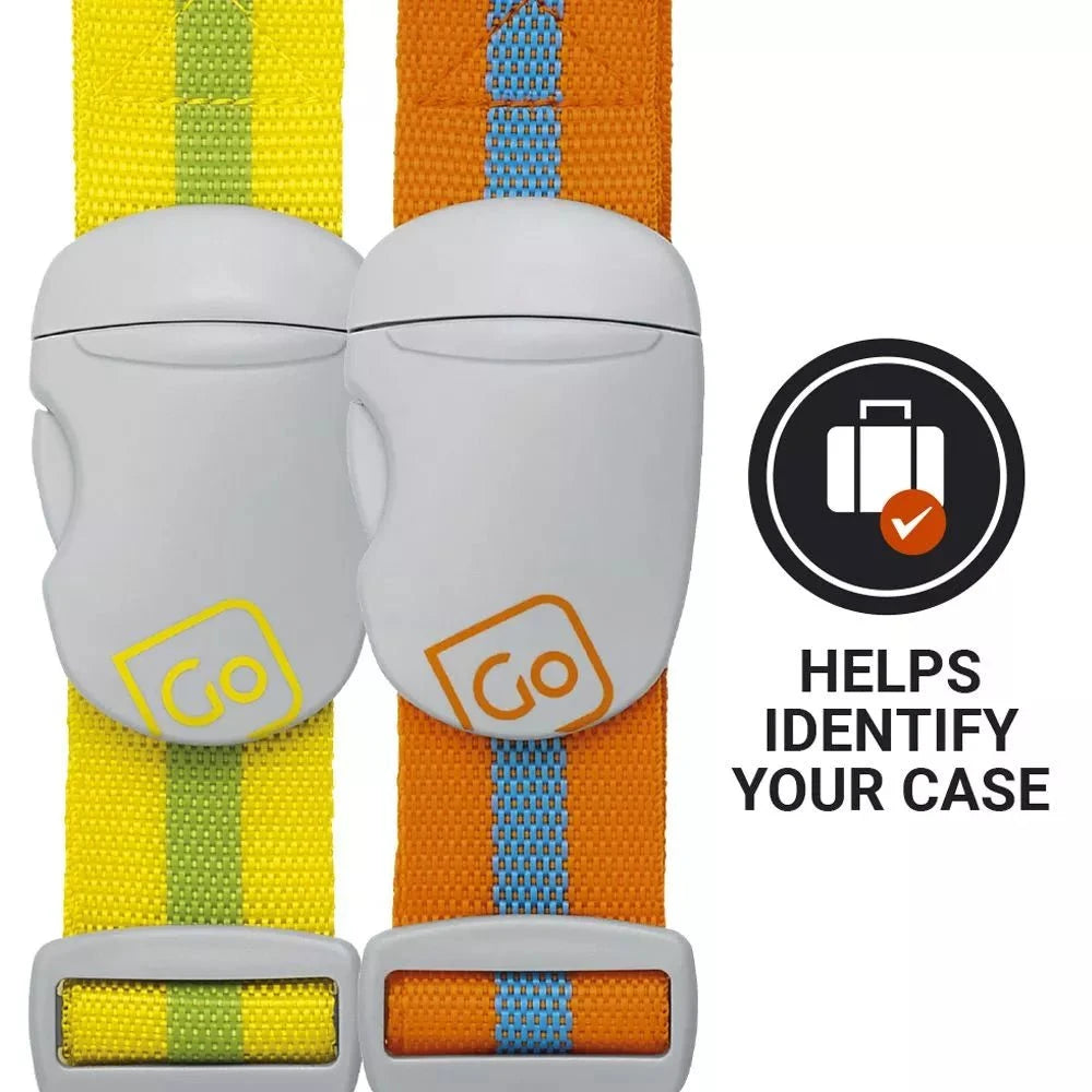 Durable Adjustable Travel Luggage Straps for Suitcases - Secure & Organize Bags for Airplane, Train & Cruise Travel