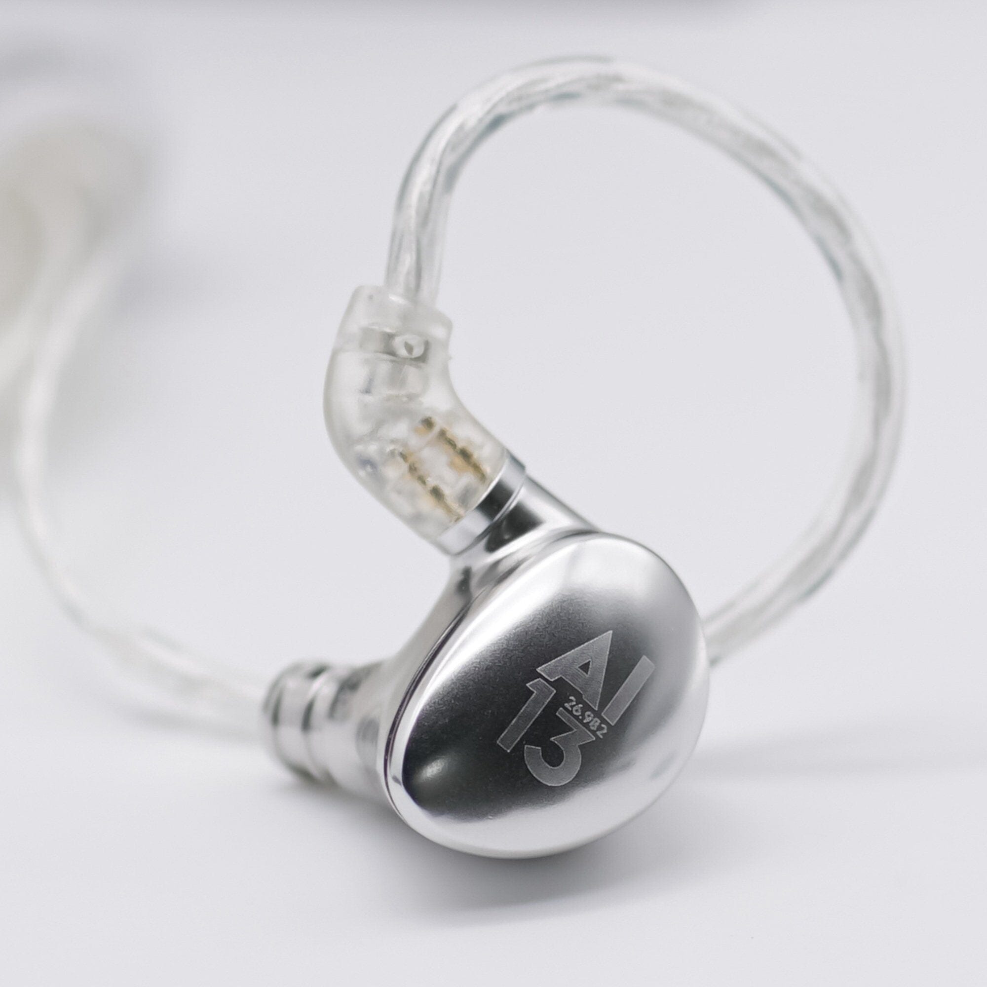 Whizzer HE03AL Hybrid 3-Way In-Ear Earphones with 1 Dynamic Driver + 2 Balanced Armatures - HiFi Sound for Music Lovers, Audiophiles & Gamers - Perfect for Commuting, Workouts & Studio Monitoring