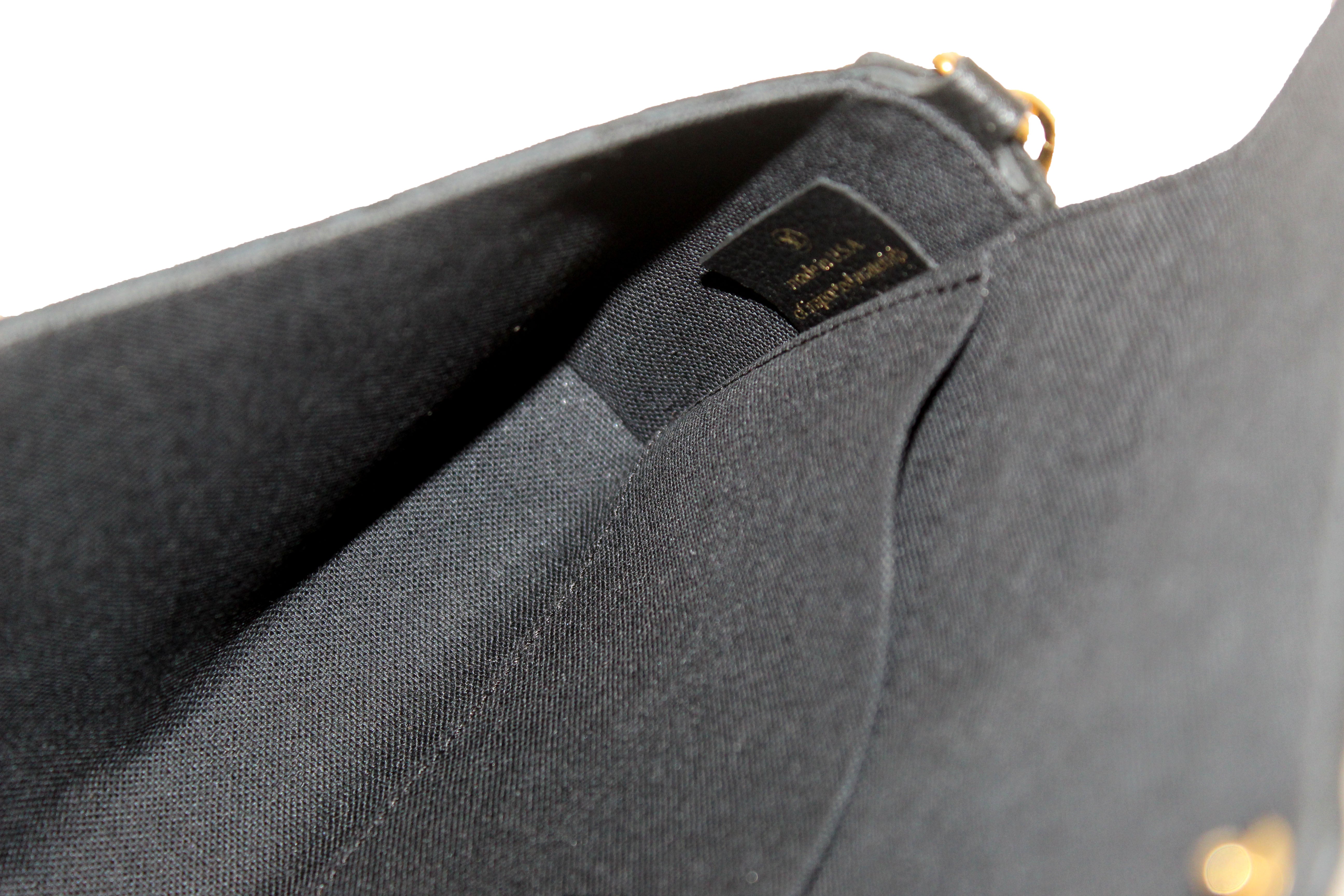 Authentic Louis Vuitton Black Monogram Empreinte Felicie Pochette Crossbody Bag - Luxury Designer Handbag for Women, Perfect for Date Night, Parties & Everyday Use