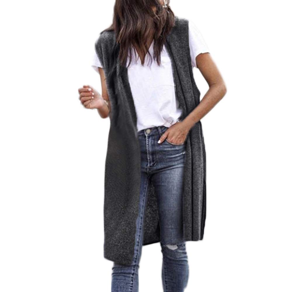 Lightweight Women's Sleeveless Kimono Cardigan with Front Open Pocket - Casual Slim Fit Cardigan Sweater for Women & Men | Perfect for Spring Layering, Beach Cover-Up, and Lounge Wear